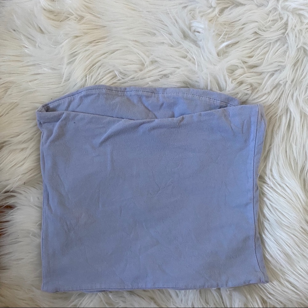 Baby Blue Brandy Melville Tube Top